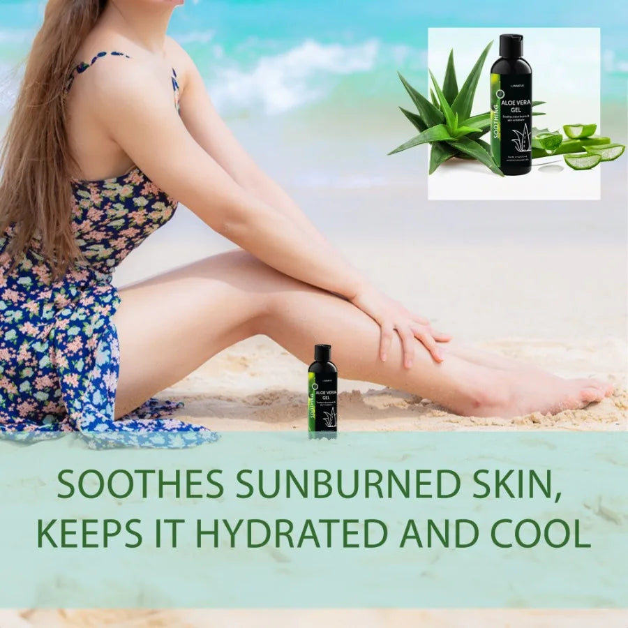 Soothing Organic Aloe Vera Gel 4oz –