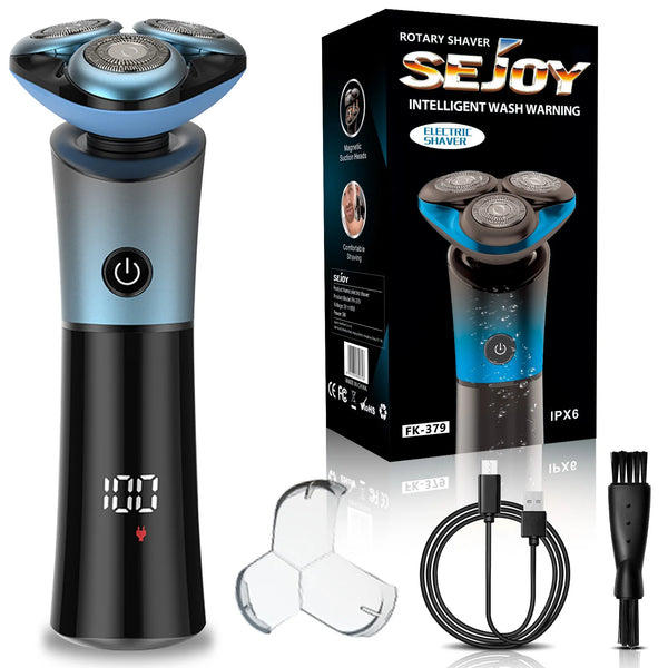 Sejoy FK379 3D Floating Rotary Electric Shaver for Men