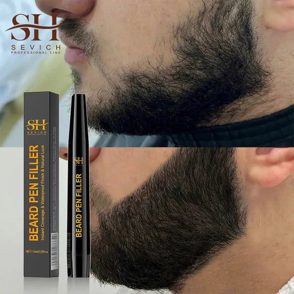 FullBeard™ Pen & Blending Brush – Sweat-Proof Beard Filler for Men