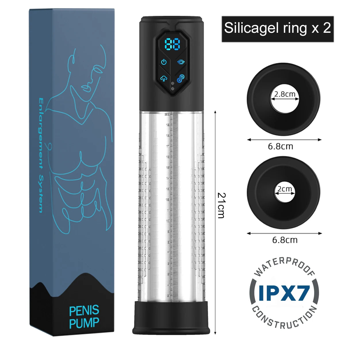 Ultimate Electric Penis Pump – Waterproof, Rechargeable Power