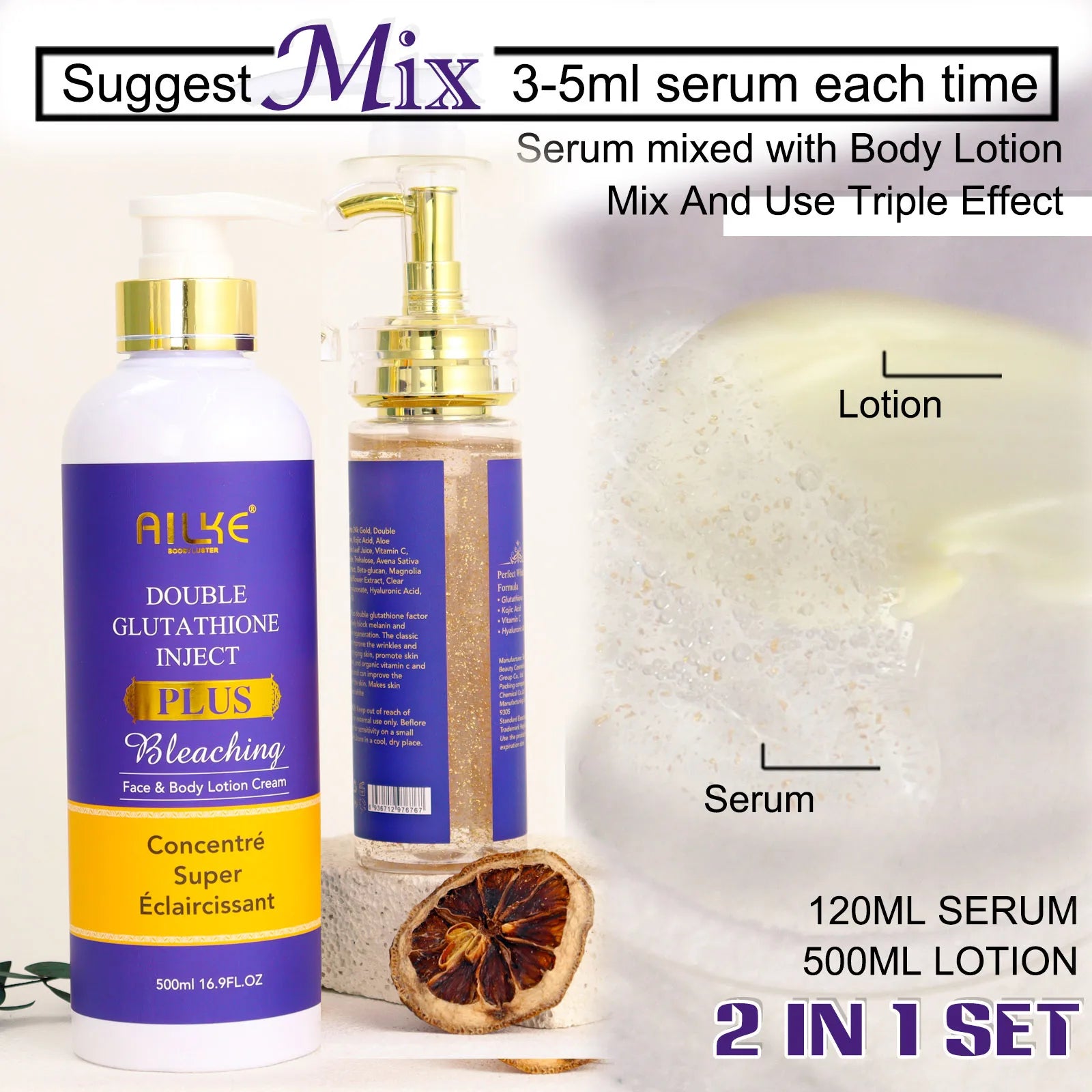 AILKE Glutathione PLUS Skin Care Set