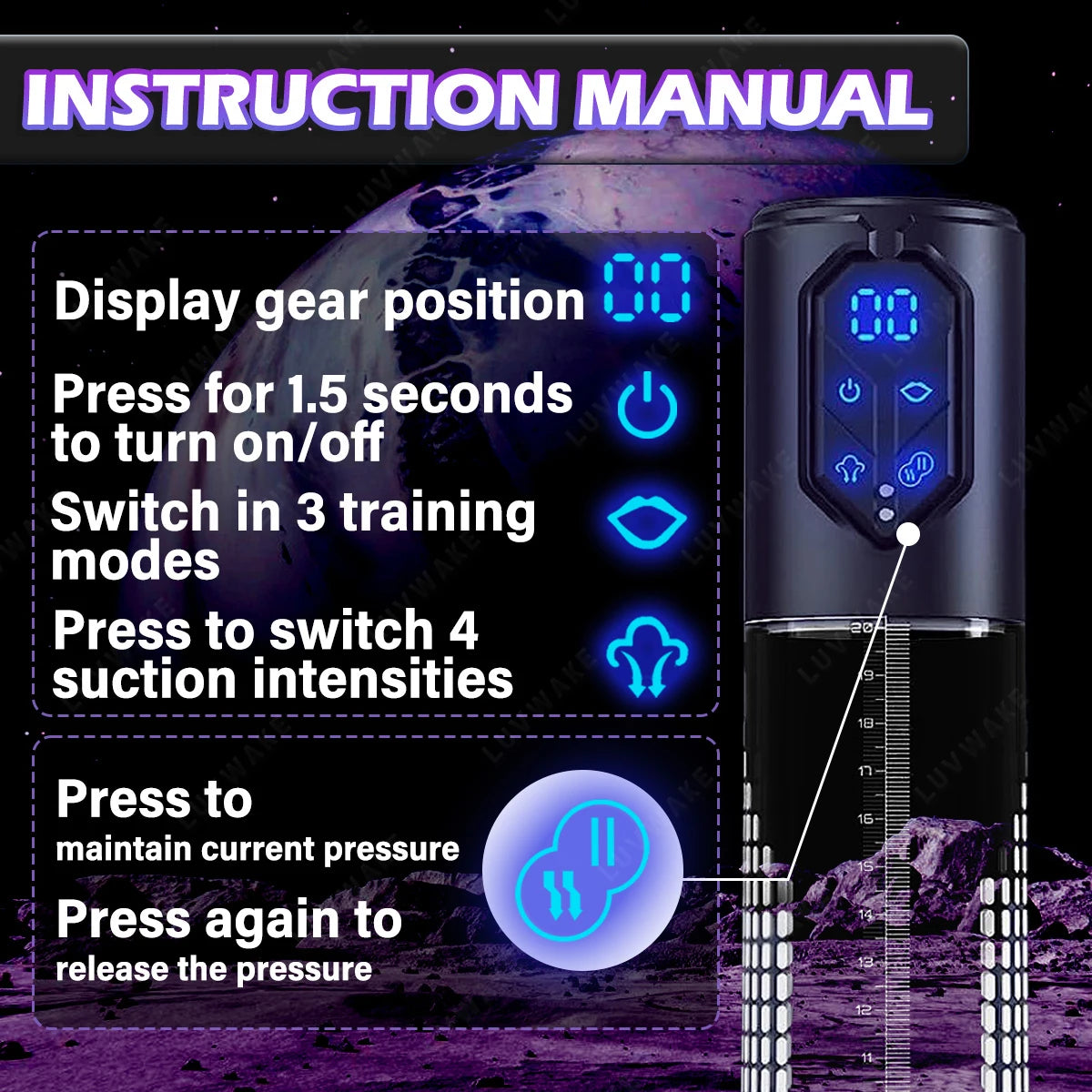 TitanPro Erection Enhancer – Automatic Suction Trainer for Men