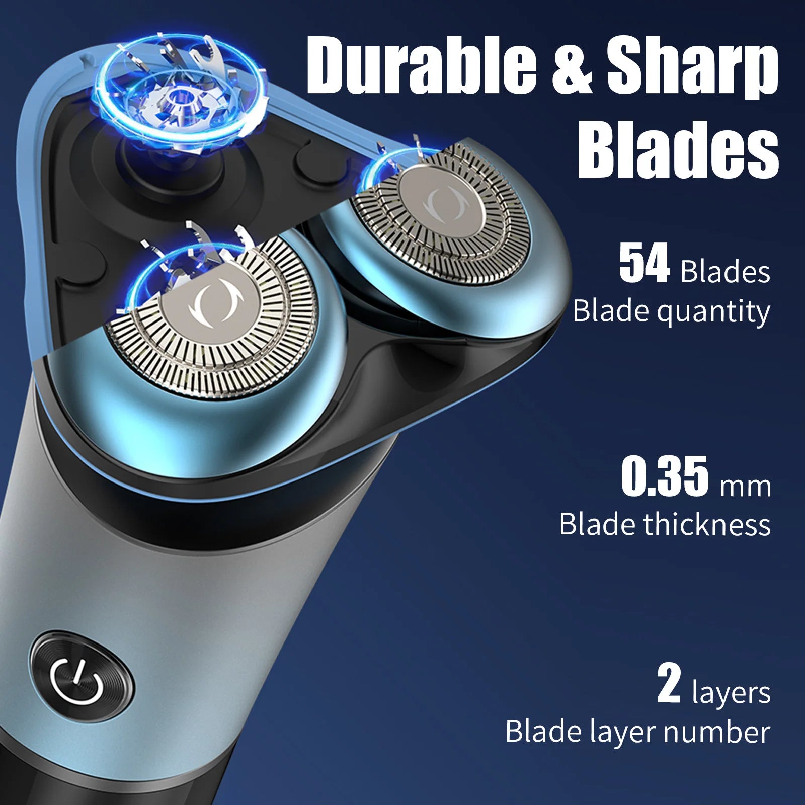 Sejoy FK379 3D Floating Rotary Electric Shaver for Men