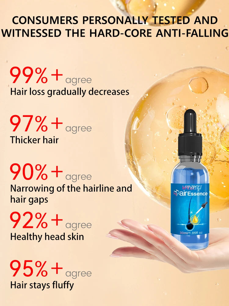 Men’s Hair Regrowth Essential Oil – Targets Bald Spots & Hair Loss, Boosts Thickness Naturally