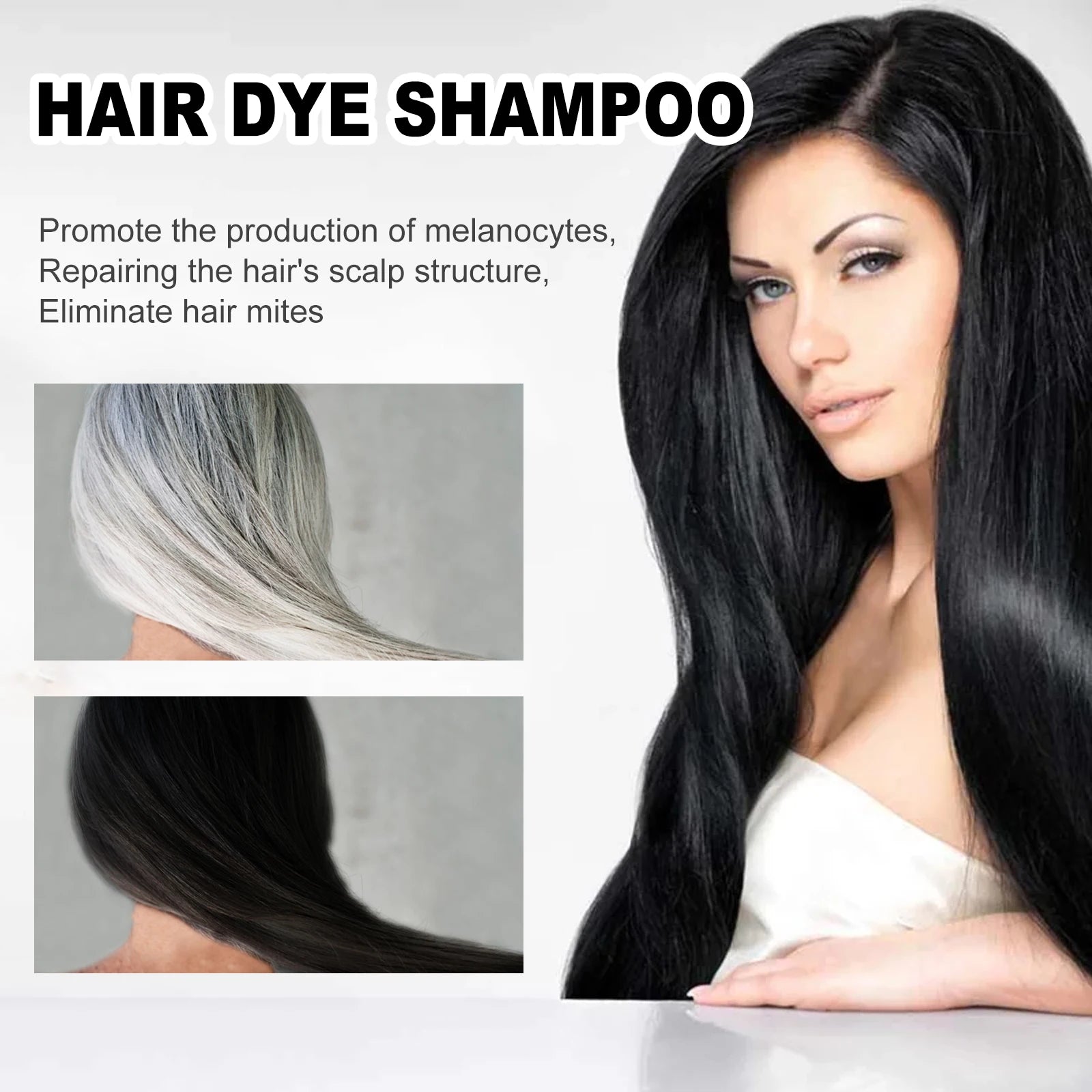 EELHOE 3-in-1 Natural Plant Hair Dye Shampoo – 100ml
