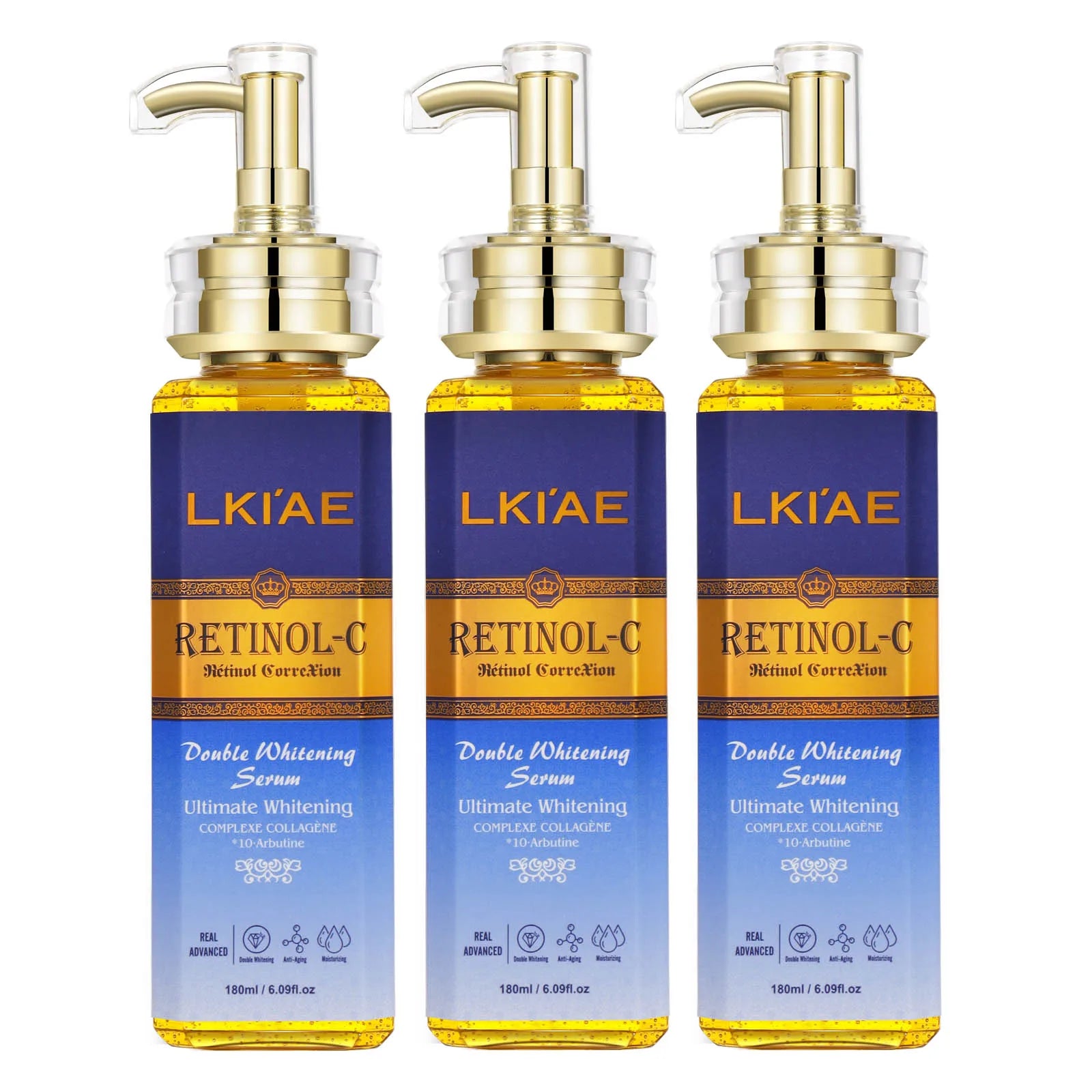 LKIAE Advanced Retinol Double Whitening Skin Care Set