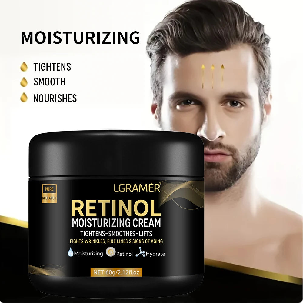Men’s Retinol Face Moisturizer – Anti-Aging & Pore Minimizer