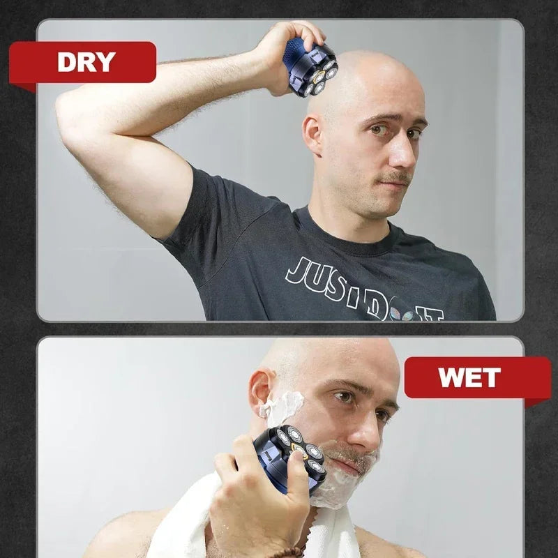 Tinsol Titanium 6D Electric Head Shaver for Bald Men