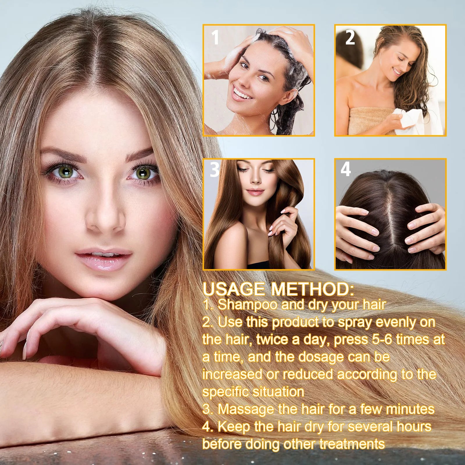EELHOE Biotin Hair Growth Spray for Men – Strengthen Roots & Thicken Hair (30ml)