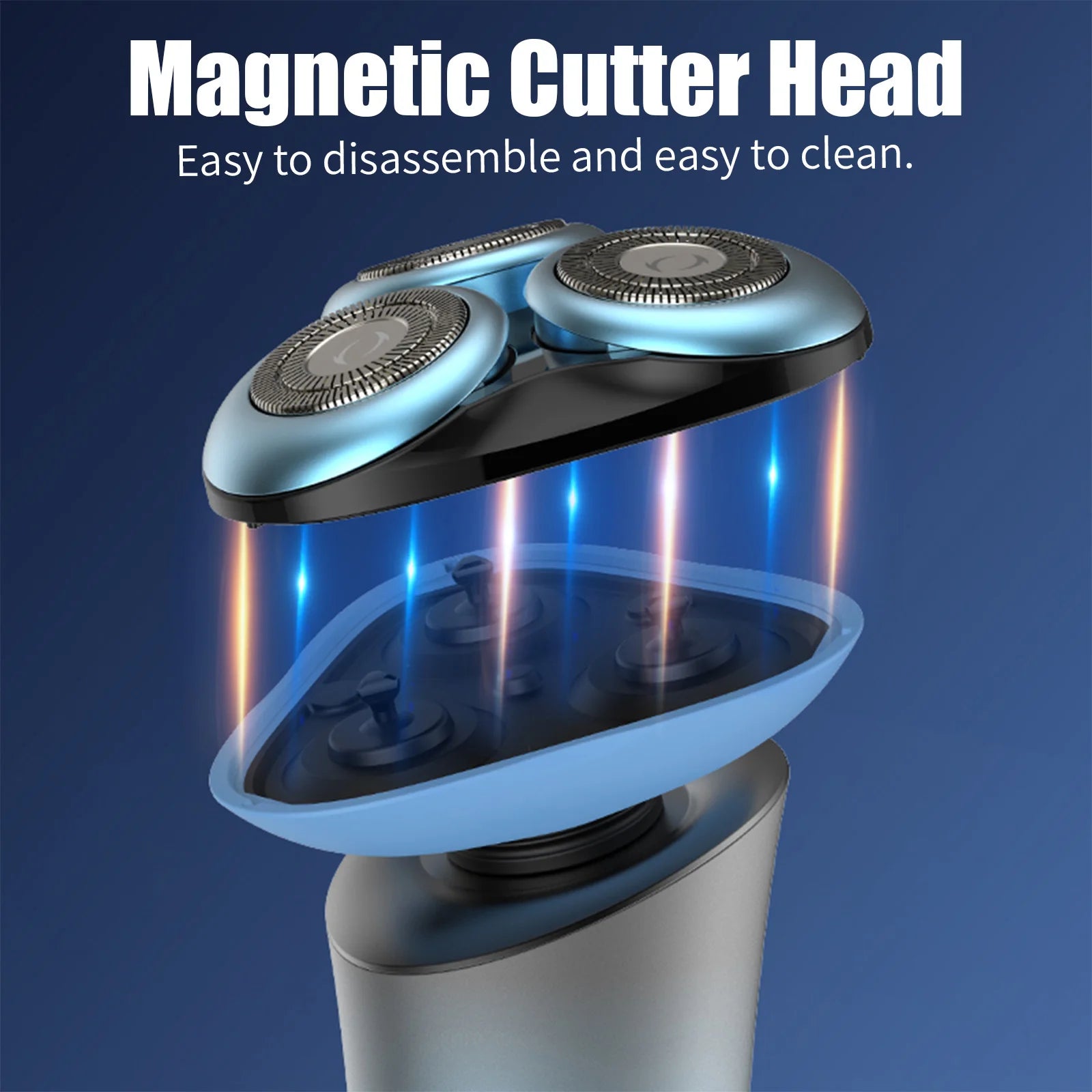 Sejoy FK379 3D Floating Rotary Electric Shaver for Men