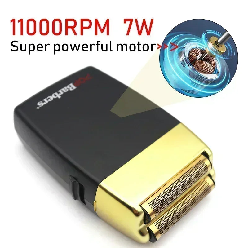 POP Barbers P620 Beard & Hair Trimmer – 11000 RPM, USB Rechargeable